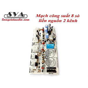 MẠCH CÔNG SUẤT 8 SÒ LIỀN NGUỒN STEREO