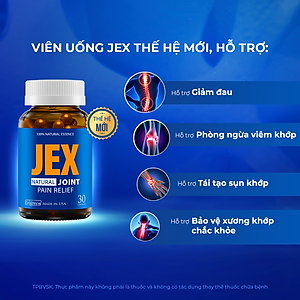 [Hộp 30v] Viên Uống Giảm Đau Xương Khớp JEX Ecogreen Tái Tạo Sụn Khớp