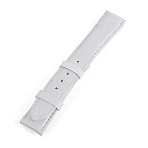 Dây đồng hồ Huy Hoàng da bò size 16, 18, 20 màu trắng, cam, kem, tím nhạt HT8119-20-21-22