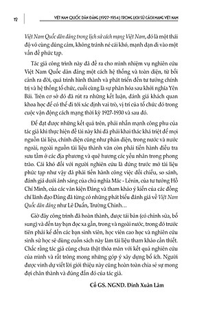 Việt Nam Quốc Dân Đảng Trong Lịch Sử Cách Mạng Việt Nam (1927 - 1954)