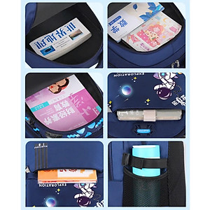 Cặp Sách Chống Gù - Balo Đi Học Phi Hành Gia Cho Bé Tiểu Học Loại Cao Cấp Siêu Nhẹ Chống Thấm Ướt - HÀNG CHÍNH HÃNG MINIIN