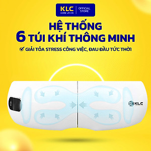 Máy Massage Mắt Cao Cấp KLC công nghệ nhiệt hồng ngoại, phát nhạc MP3, giúp dễ ngủ giảm stress