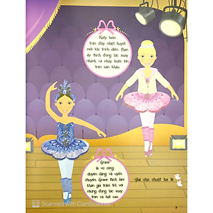 Sách Dán Hình Sáng Tạo Trang Phục Búp Bê - Vũ Công Ba Lê