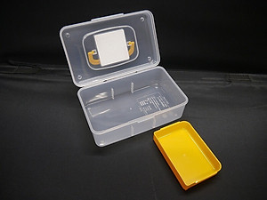 Hộp đựng các loại vật dụng, đồ dùng 2 ngăn đa năng Kokubo 800ml - Nội địa Nhật Bản (Giao màu ngẫu nhiên)