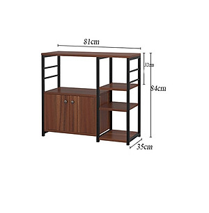 Kệ để đồ nhà bếp 170-2 loại 3 ngăn gỗ lõi xanh phủ melamine chống nước, để được lò vi sóng lò nướng nồi cơm điện hàng được sản xuất tại Việt Nam