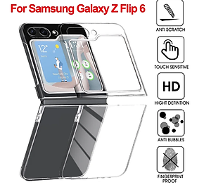 Ốp lưng trong suốt chống sốc cho Samsung Galaxy Z Flip 7 / Z Flip 6 hiệu Likgus Crystal - Bảo vệ toàn diện, chống sốc chống va đập, đệm khí 4 góc - Hàng nhập khẩu