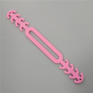 Đai nhựa dẻo đeo dây khẩu trang, Tai giả cao su mềm chống đau tai khi đeo khẩu trang silicon không hôi có lỗ cột tóc