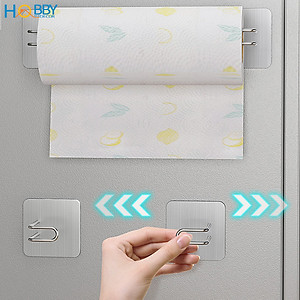 Combo 2 móc treo đồ bếp có nam châm hít inox 304 Hobby Home Decor MTDN