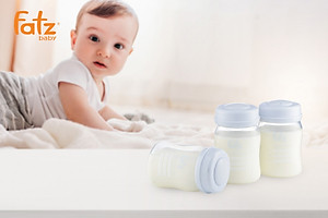 Bộ 3 Bình Trữ Sữa Mẹ FATZBABY 150ml FB0120N