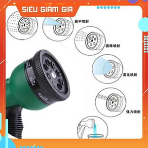 Vòi xịt nước tưới cây rửa xe 8 chế độ 206815