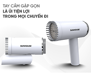 Bàn là hơi nước cầm tay Sunhouse SHD2176 (1000W)- Hàng chính hãng