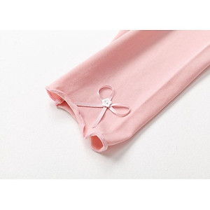 Quần legging dài cho bé gái Easy Baby họa tiết nơ, chất cotton thoáng mát cho bé từ 12-24kg (SL-037G)