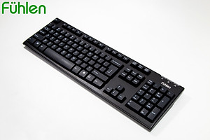 Bàn phím không dây Gaming/ Văn phòng Fuhlen L411w- Tuổi thọ 20 triệu lần nhấn, BH 2 năm,Tặng kèm pin- Hàng chính hãng