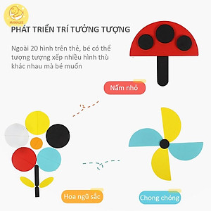 Đồ Chơi Xếp Hình Gỗ Con Vật Montessori - Ghép Hình Thông Minh Phát Triển Tư Duy Cho Bé