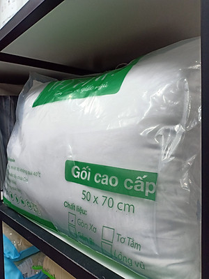 Combo 2 Gối Nằm Gòn  TATANA  Cao Cấp 50x70cm-Êm Mềm, Bền Đẹp, Giặt Máy Dễ Dàng