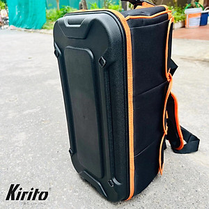 TÚI ĐỰNG ĐỒ NGHỀ CAO CẤP KIRITO NHẬT BẢN Nắp kéo chữ A màu cam đen