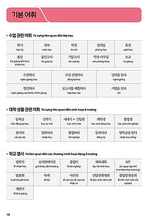 Sách Tiếng Hàn Tổng Hợp Trung Cấp 3 (Phiên Bản Mới - Đen Trắng)