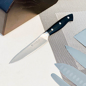 Bộ Dao 7 Món Nhà Bếp Bằng Thép Không Gỉ KUCHEN ĐỨC - KU K62709 -  Hàng Chính Hãng