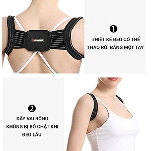 Đai chống gù lưng trẻ em, người lớn điều chỉnh tư thế GoodFit GF715P đai chống gù lưng cho bé