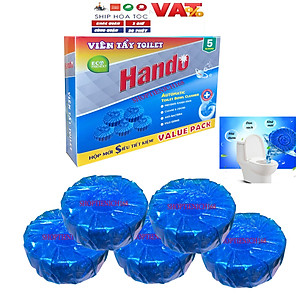 Viên tẩy sạch và làm thơm xanh Hando 5 viên Value Pack