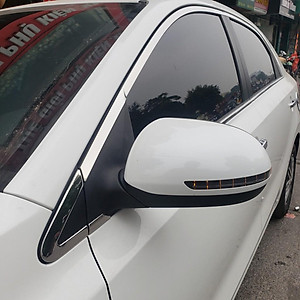 Viền Cong + Nẹp Chân Kính Inox Dành Cho Accent 2018 2019 2020 chất liệu inox 304