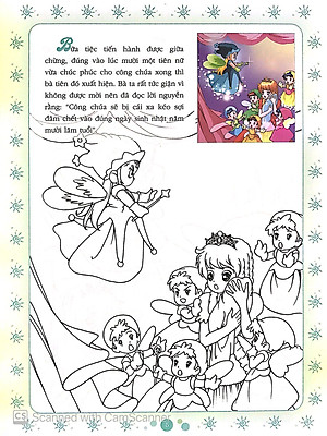 Sách Cổ Tích Tô Màu Công Chúa - Công Chúa Ngủ Trong Rừng