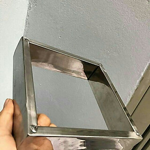 Khuôn Làm Bánh Chưng Tiện Ích Hình Vuông, Khuôn Gói Bánh Chưng Inox Không Gỉ Size 15cm
