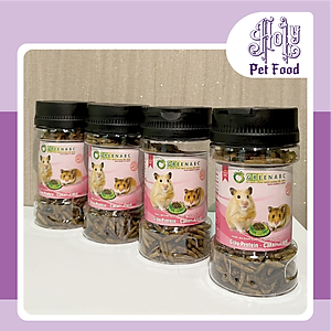 Thức ăn cho Chuột HAMSTER - Mượt lông, tiêu hóa tốt, phát triển toàn diện - hộp 10g và 480g