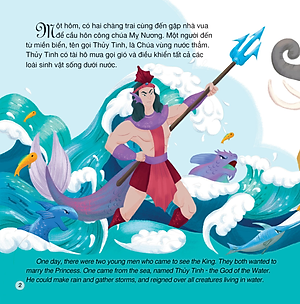 Truyện Cổ Tích Việt Nam (Song Ngữ Việt - Anh) - Sơn Tinh - Thủy Tinh