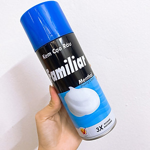 Bọt cạo râu dưỡng ẩm và làm mềm da Familiar 330g