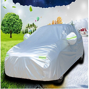 Bạt phủ ô tô tráng nhôm cách nhiệt cao cấp - Full size + Tặng tinh dầu treo xe