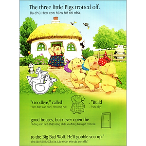 Truyện Cổ Tích Nổi Tiếng Thế Giới - Ba Chú Heo Con (Song Ngữ Anh Việt)
