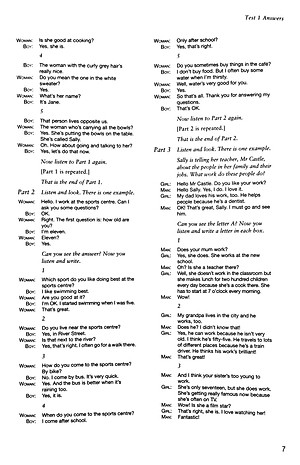 Cambridge English Movers 1 for Revised Exam from 2018 Ans Booklet
