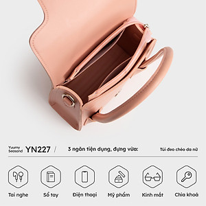 Túi Yuumy ( Thời trang nữ nắp gập cách điệu - Túi đeo chéo da Seasand YN227 )