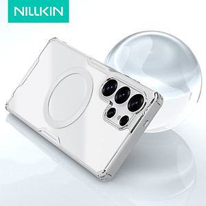 Ốp Lưng Nillkin Nature TPU Pro Magnetic Case cho Samsung Galaxy S25 Ultra - Hàng Chính Hãng