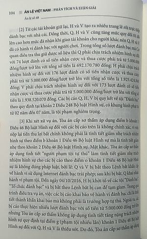 Án lệ Việt Nam – Phân tích và luận giải (Tập 2: từ án lệ 44 đến án lệ 70) – tái bản lần thứ nhất