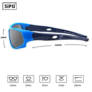 [Kèm Video] Mắt Kính Trẻ Em SiPU Chính Hãng MK01 Chống UV400 + Chống gãy - Bé Trai Bé Gái (Kèm Hộp Ô Tô)