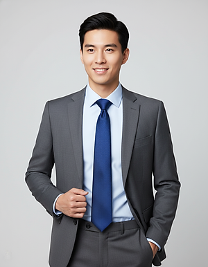 Cà vạt lua màu xanh navy bản 5.5 cm và 7.5 cm