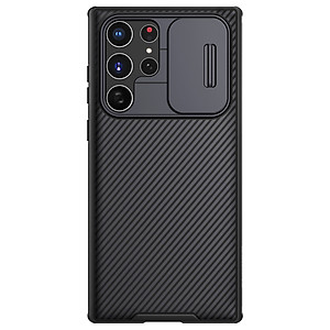 Ốp Nillkin bảo vệ Camera cho Samsung Galaxy S22 Ultra Nillkin Camshield Pro nắp đậy bảo vệ Camera - Hàng nhập khẩu