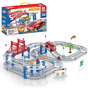 Bộ đồ Chơi Tàu Lượn 88 Chi Tiết cho Bé - TL26