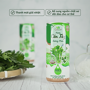 1 Lốc (6 Lon) - Nước cần tây đường phèn Goce - 240ml