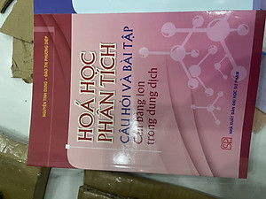 combo 2 cuốn hóa học phân tích lý thuyết và bài tập