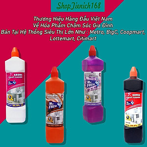 Chai Tẩy toilet Mr.Fresh 1L hương ngàn hoa