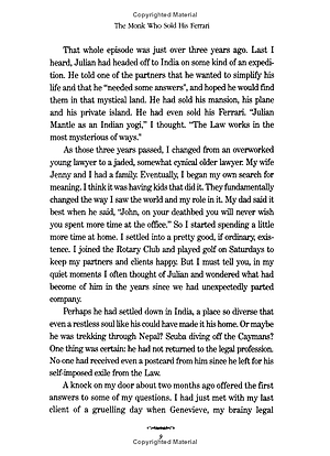 Sách The Monk Who Sold His Ferrari: A Fable About Fulfilling Your Dreams And Reaching Your Destiny