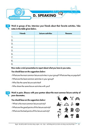 Sách Big 4 Bộ Đề Tự Kiểm Tra 4 Kỹ Năng Nghe - Nói - Đọc - Viết (Cơ Bản Và Nâng Cao) Tiếng Anh Lớp 8 Tập 1