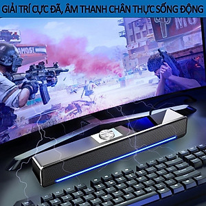 Loa Vi Tính V196 Bản Nâng Cấp - Bass Êm, Âm Thanh Siêu Trầm - Công Suất 6W - Hàng Chính Hãng