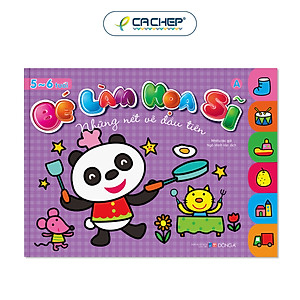 Combo 2 cuốn Bé Làm Họa Sĩ Từ 3-6 Tuổi