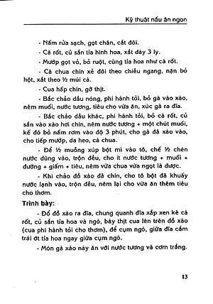 Sách Các Món Ăn Thông Dụng