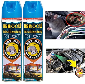 Chai xịt đuổi chuột Rat Off thái lan, đuổi sạch chuột hiệu quả nhanh chóng và dung tích 300ml