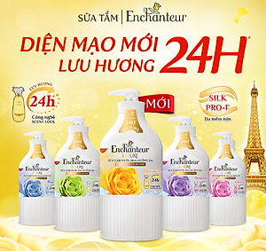Sữa Tắm Nước Hoa Enchanteur Charming 650g